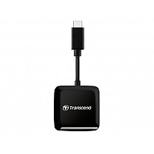 Четец за карти Transcend USB 3.2 Gen 1, Black, Type C