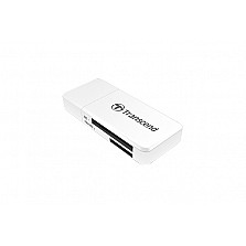 Четец за карти Transcend SD/microSD, USB 3.1 Gen 1, White