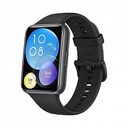 Смарт часовник Huawei Watch Fit 2, Midnight Black, Silicone Strap