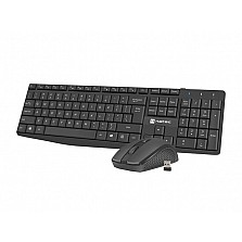 Клавиатура Natec Set 2в1 Keyboard Black Squid + безжична мишка