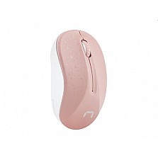 Безжична мишка Natec Mouse Toucan 1600 DPI Optical Pink-White