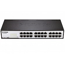 Суич D-Link 24-Port 10/100Mbps Fast Ethernet Unmanaged