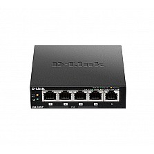 Суич D-Link 5-Port Desktop Gigabit PoE+