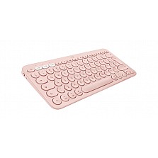 Клавиатура Logitech K380 за Mac Multi-Device Bluetooth US - Rose