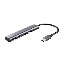 USB хъб TRUST Halyx 4-PORT USB-C HUB