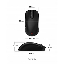 Безжична гейминг мишка BenQ ZOWIE S2-DW Size S Wireless до 4000Hz до 3200 DPI
