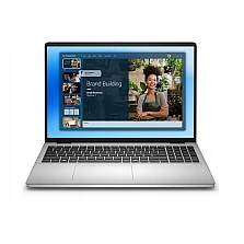 Лаптоп Dell 16 DC16251 Core 5 120U 16" FHD+ 16GB DDR5 512GB SSD Intel Graphics Wi-Fi 6E подсветка Win11 Pro сребрист алуминий