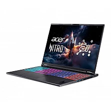 Геймърски лаптоп Acer Nitro 16S AI AN16S-61-R28Q, Ryzen AI 9 365, 16 GB DDR5, 1 TB SSD, RTX 5070 8 GB, 16" WQXGA 180Hz, Wi‑Fi 6E, No OS