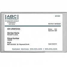 Accessory brother plastic card carrier sheet ads