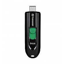 Memory transcend 64gb, usb3.2, black