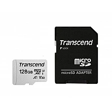 Памет Transcend 128GB microSD UHS-I U3A1 (с адаптер)