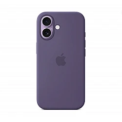 Apple iPhone 17 силиконов калъф с MagSafe Purple Fog