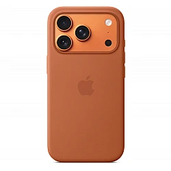 Apple iPhone 17 Pro Silicone Case with MagSafe Terra Cotta
