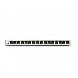 ZyXEL GS1100‑16EPS, 16‑port Gigabit unmanaged PoE+ switch, 135W