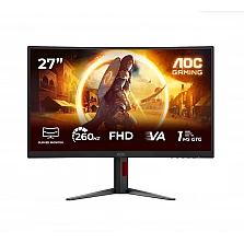 Monitor AOC C27G4Z2, 27" Curved Fast VA, FHD, 260Hz OC/240Hz, 1 ms, Adaptive Sync, HDMI, DPaoc