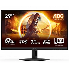 Monitor AOC 27G4ZR, 27" Fast IPS, FHD, 260Hz OC/240Hz, 1 ms GTG, Adaptive Sync, HDMI, DPaoc
