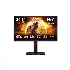 Monitor AOC 25G4ZR, 24.5" Fast IPS, FHD, 260Hz OC/240Hz, 1 ms GTG, Adaptive Sync, HDMI, DPaoc