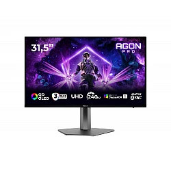 Монитор AOC AG326UZD2, 31.5" QD‑OLED, 4K UHD, 240Hz, 0.03 ms GTG, HDR10, Adaptive Sync, HDMI, DP, USB hub, KVMaoc