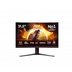 Monitor AOC C32G4Z, 31.5", Curved VA, FHD, 260Hz OC, 1ms, Adaptive Sync, HDMI, DP