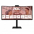 Монитор AOC CU34E4CW, 34", Curved VA, WQHD, 120Hz, 4ms, Webcam 5MP, USB Hub, KVM, RJ45, HDMI, DP
