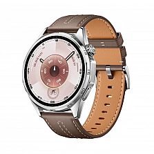 Смарт часовник Huawei Watch GT6 Atum-B19L сива кожа + FreeBuds SE 3 черни