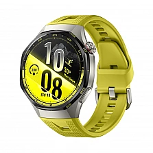 Smartwatch Huawei Watch GT 7 Pro Atum‑B49W, yellow fluoroelastomer strap + Huawei FreeBuds SE 4 ANC earbuds, white