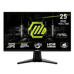 MSI MAG 255F E20 24.5" 0.5ms 200Hz Rapid IPS FHD Gaming Monitor