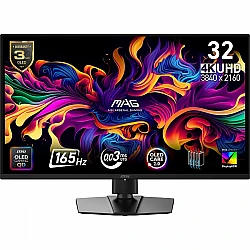 Монитор MSI MAG 322UP QD‑OLED E16, 31.5" OLED, 4K, 165Hz, 0.03 ms, G‑SYNC, FreeSync Premium Pro, Type‑C, DP, HDMImsi+1