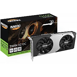 Видео карта Inno3D GeForce RTX 5070 12GB GDDR7 Twin X2 OC