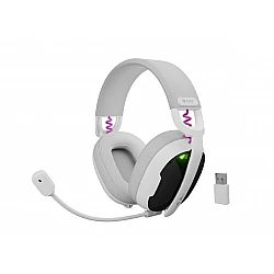 Fury Gaming Headset Fukiya F6 Wireless Microphone White