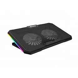 Fury Gunbai G3 Gaming Laptop Cooling Pad 14.1‑17.3" 2‑fan RGB LED 2xUSB