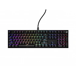 Gaming keyboard Genesis Thor 404 Black RGB Outemu Peach Silent US Layout