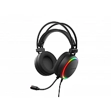 Геймърски слушалки Genesis Neon 614, микрофон, RGB подсветка, USB, черни