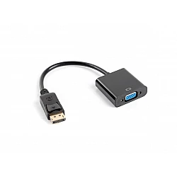 Адаптер Lanberg display port 1.1 -> VGA, 20cm, black