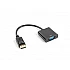 Адаптер Lanberg display port 1.1 -> VGA, 20cm, black
