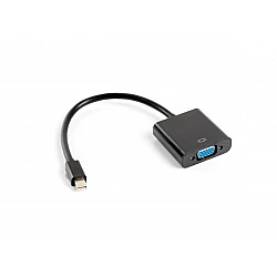 Cable lanberg display port mini -> vga (f), 20cm, black