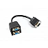 Adapter lanberg vga -> vgax2, 20cm