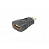 Адаптер Lanberg adapter HDMI (f) -> HDMI mini (m), black