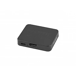 HDMI сплитер Lanberg HDMI към 2x HDMI 4K + USB‑C порт черен