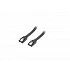 Клипсове Lanberg SATA DATA III (6GB/S) F/F cable 30cm metal, black