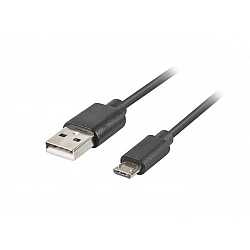 Cable lanberg usb micro-b  ->  usb-a 2.0 1.8m, black qc 3.0