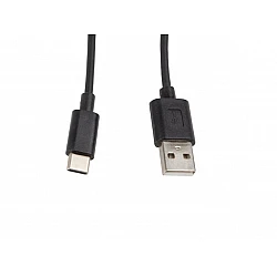 USB cable Lanberg USB-C(M) ->  USB-A (M) 2.0 cable 1m, black