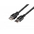 USB кабел Lanberg extension USB-A M/F 2.0, 1.8m, box, black