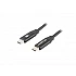 USB кабел Lanberg USB-C M/M 2.0 1.8m Quick Charge 4.0, black