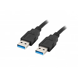 USB cable Lanberg USB-A (M) -> USB-A (M) 3.0 cable 1.8m, black