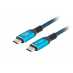 LANBERG Cavo USB 2.0 AM-BM Con Ferrite, 5 Metri, Trasparente, Per Stampanti E Periferiche