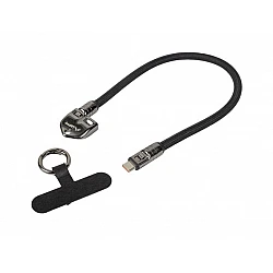 USB кабел Lanberg USB-C M/M 2.0 cable 0.3m, black