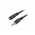 Кабел Lanberg stereo mini jack -> mini jack (F) 5m, black