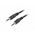 Aудио кабел Lanberg mini jack 3.5mm M/M 3 pin cable 2m, black