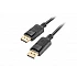 Кабел Lanberg display port M/M cable 3m 4K, black